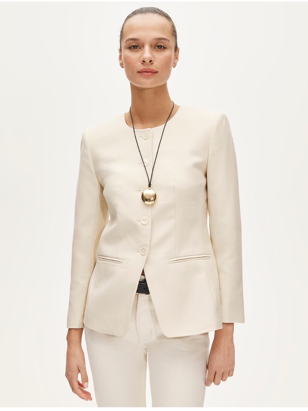NWT J. Crew Margeaux lady jacket in Gramercy linen blend